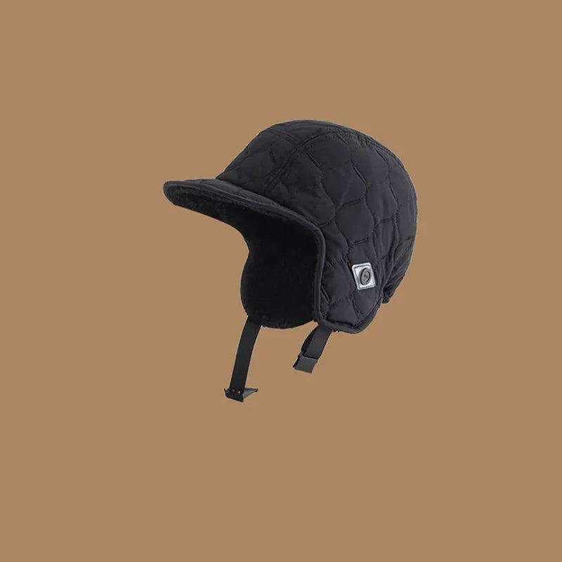Reversible Winter Trapper Aviator Ski Hat black by HitMyNeed