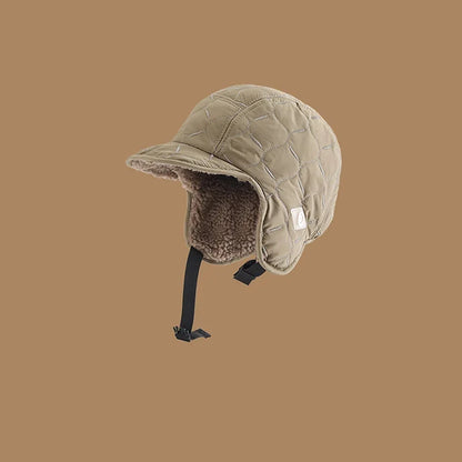 Reversible Winter Trapper Aviator Ski Hat khaki by HitMyNeed