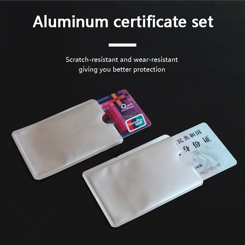 RFID Blocking Card Sleeves 10-Pack by HitMyNeed