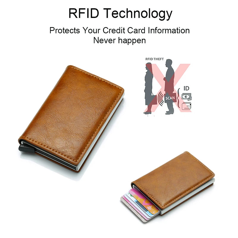 RFID Blocking Slim Aluminum Card Holder Wallet by HitMyNeed