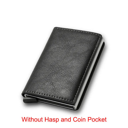 RFID Blocking Slim Aluminum Card Holder Wallet grey by HitMyNeed