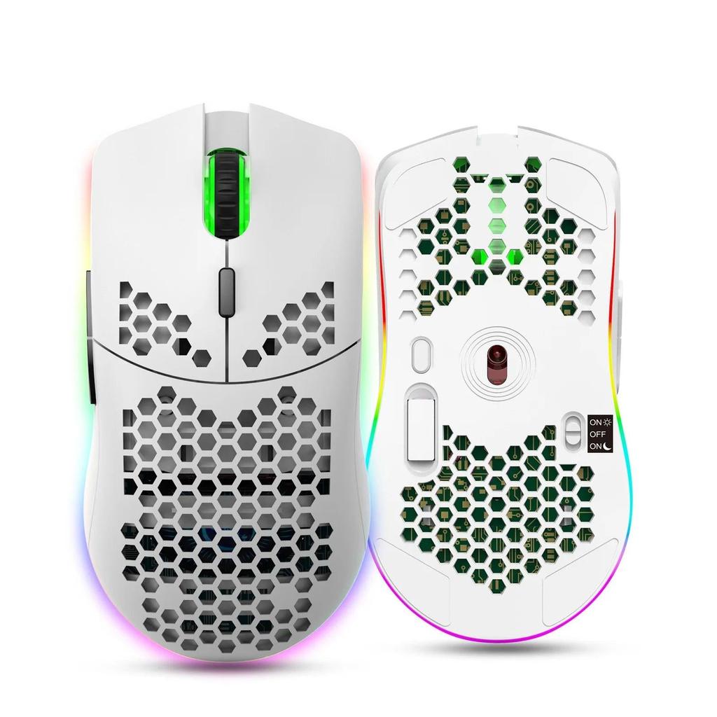 RGB 2.4G Wireless Gaming Mouse with Adjustable DPI by HitMyNeed