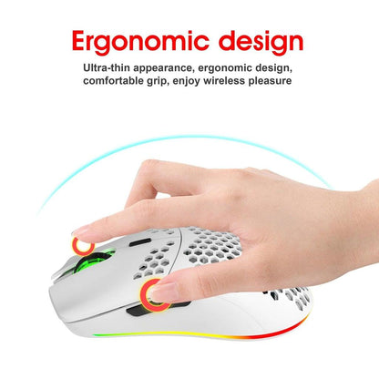 RGB 2.4G Wireless Gaming Mouse with Adjustable DPI by HitMyNeed