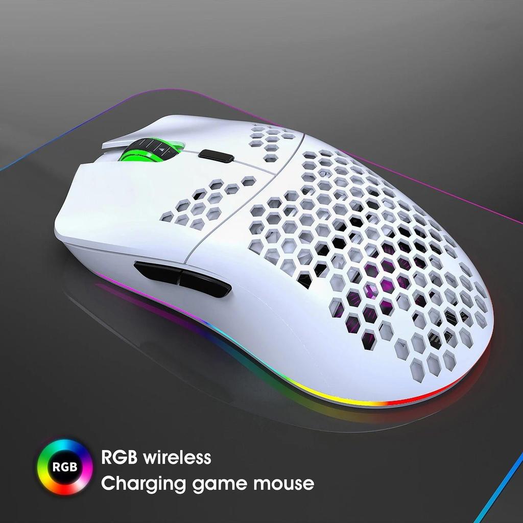 RGB 2.4G Wireless Gaming Mouse with Adjustable DPI by HitMyNeed