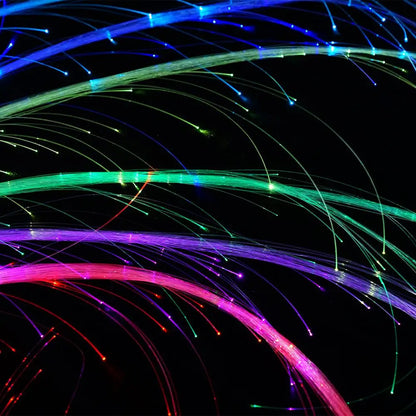 RGB 360° LED Fiber Optic Pixel Whip for Dance & Flow by HitMyNeed