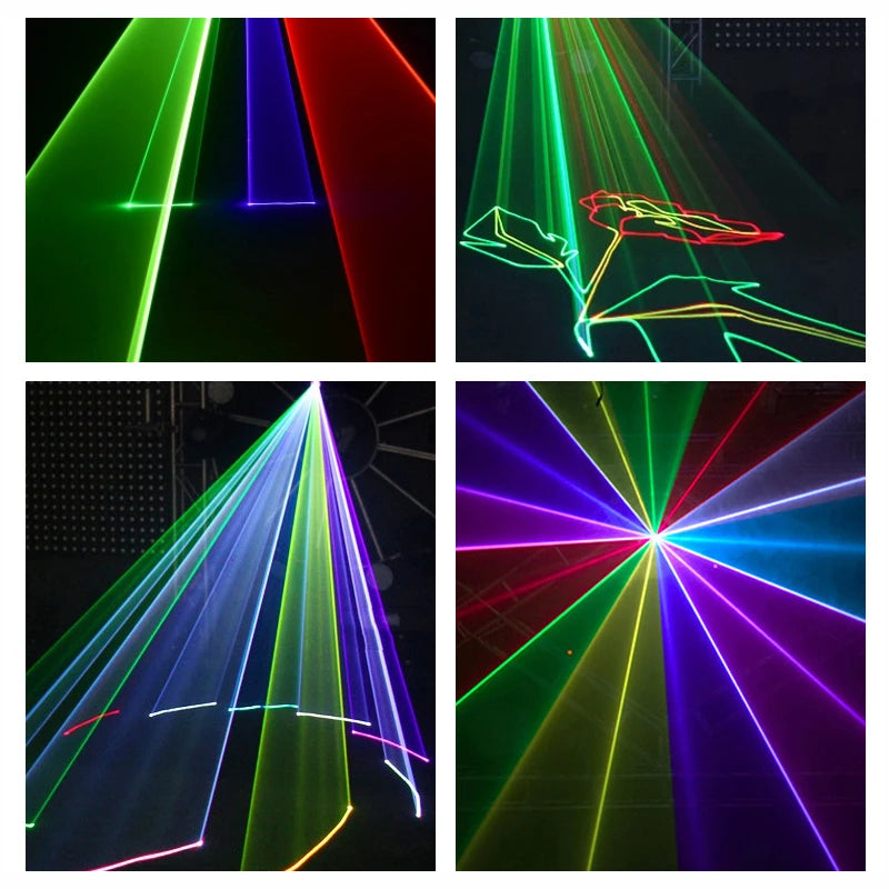 RGB Animation Beam Scanner Laser Light 1W-4W by HitMyNeed