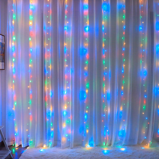 RGB Curtain LED Lights 3x1m with Remote Control by HitMyNeed