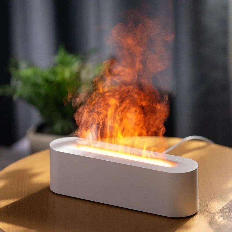 RGB Flame Aroma Diffuser & USB Humidifier, 150ml by HitMyNeed