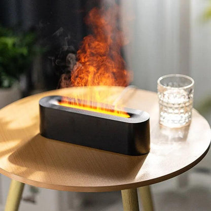 RGB Flame Aroma Diffuser & USB Humidifier, 150ml by HitMyNeed
