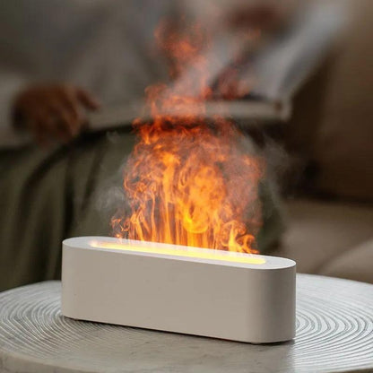 RGB Flame Aroma Diffuser & USB Humidifier, 150ml by HitMyNeed
