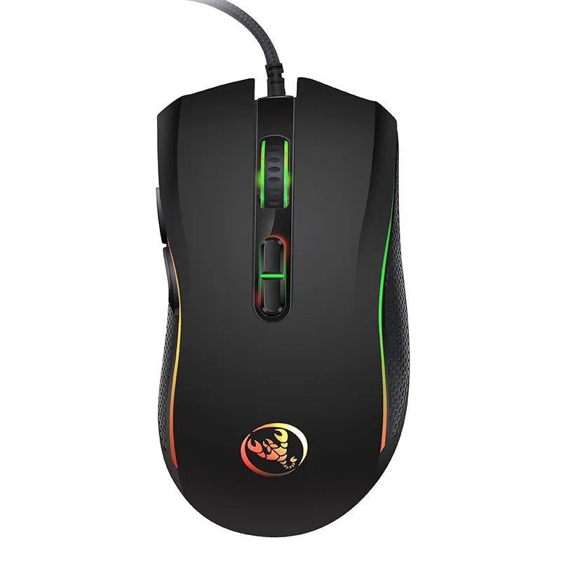 RGB Gaming Mouse 7-Button 3200 DPI USB for PC by HitMyNeed