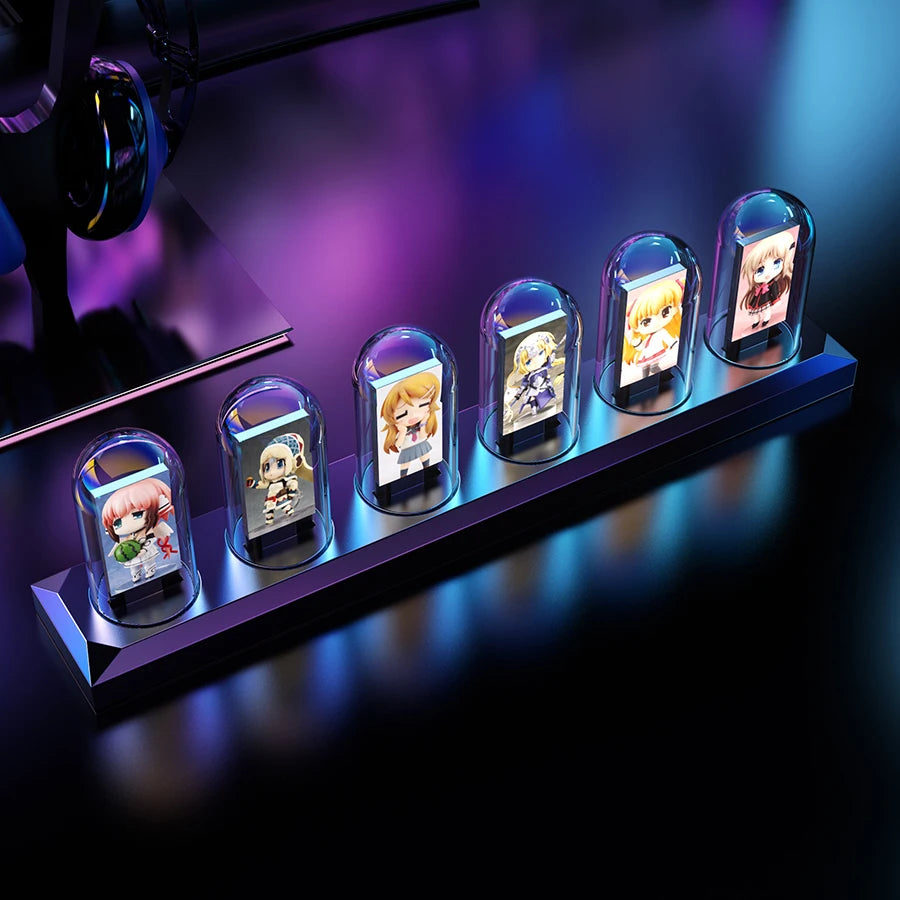 RGB IPS Nixie Tube Clock with WiFi & LED Effects by HitMyNeed