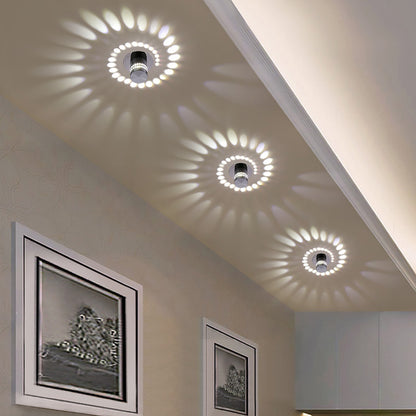 RGB Modern LED Ceiling Light, 3W Aluminum Downlight by HitMyNeed