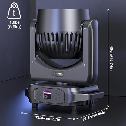 RGBW Moving Head Stage Light with DMX512 Control by HitMyNeed