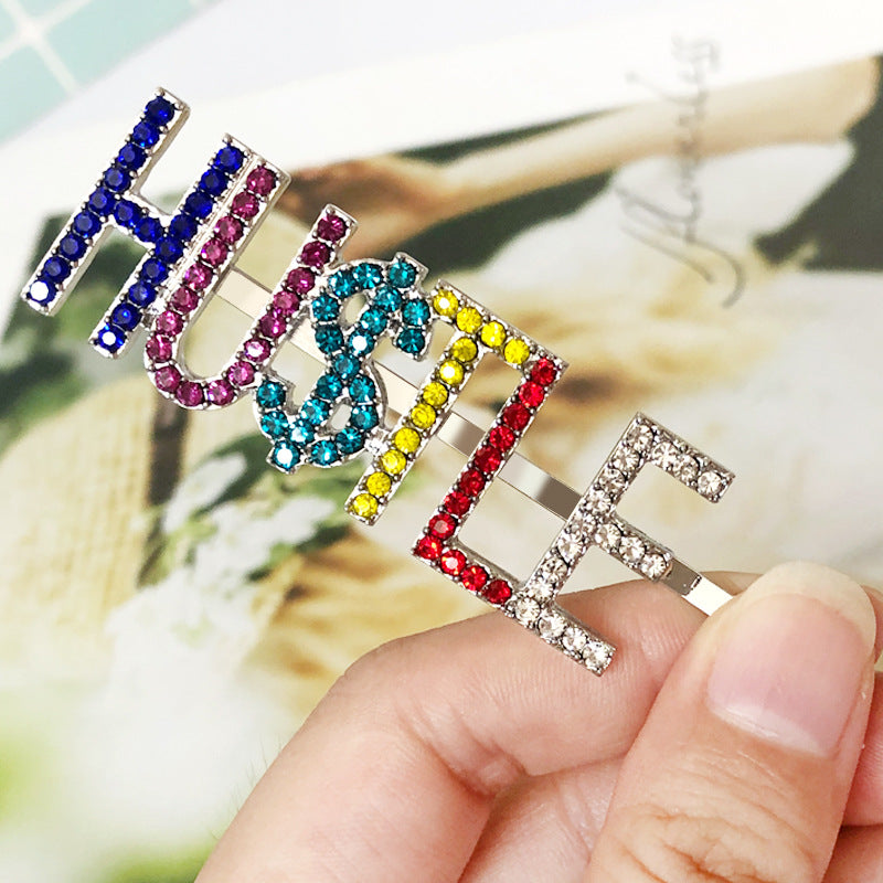 Rhinestone Hair Clip Barrette for Women & Girls by HitMyNeed