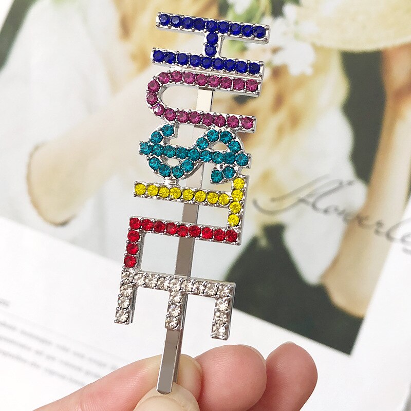 Rhinestone Hair Clip Barrette for Women & Girls by HitMyNeed