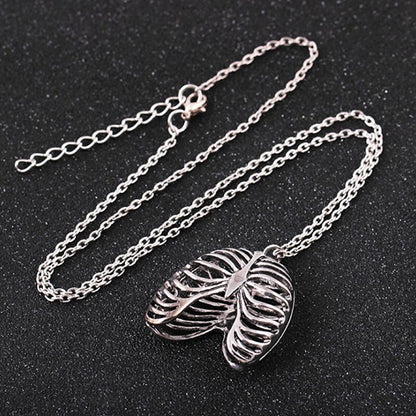 Rib Cage Pendant Necklace for Punk & Medical Styles by HitMyNeed