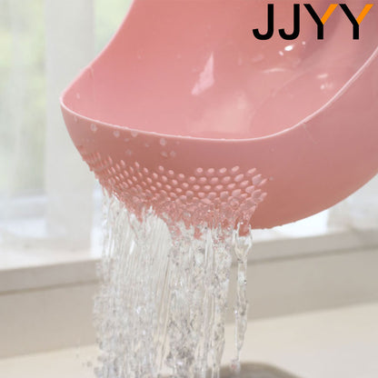 Rice Washing Plastic Colander Sieve with Handles by HitMyNeed