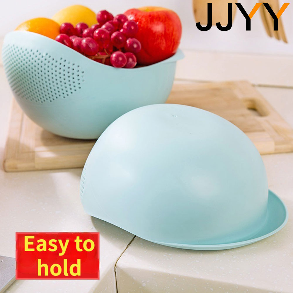 Rice Washing Plastic Colander Sieve with Handles by HitMyNeed