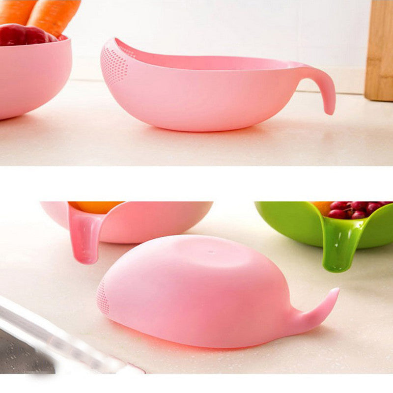 Rice Washing Strainer Bowl with Handle by HitMyNeed