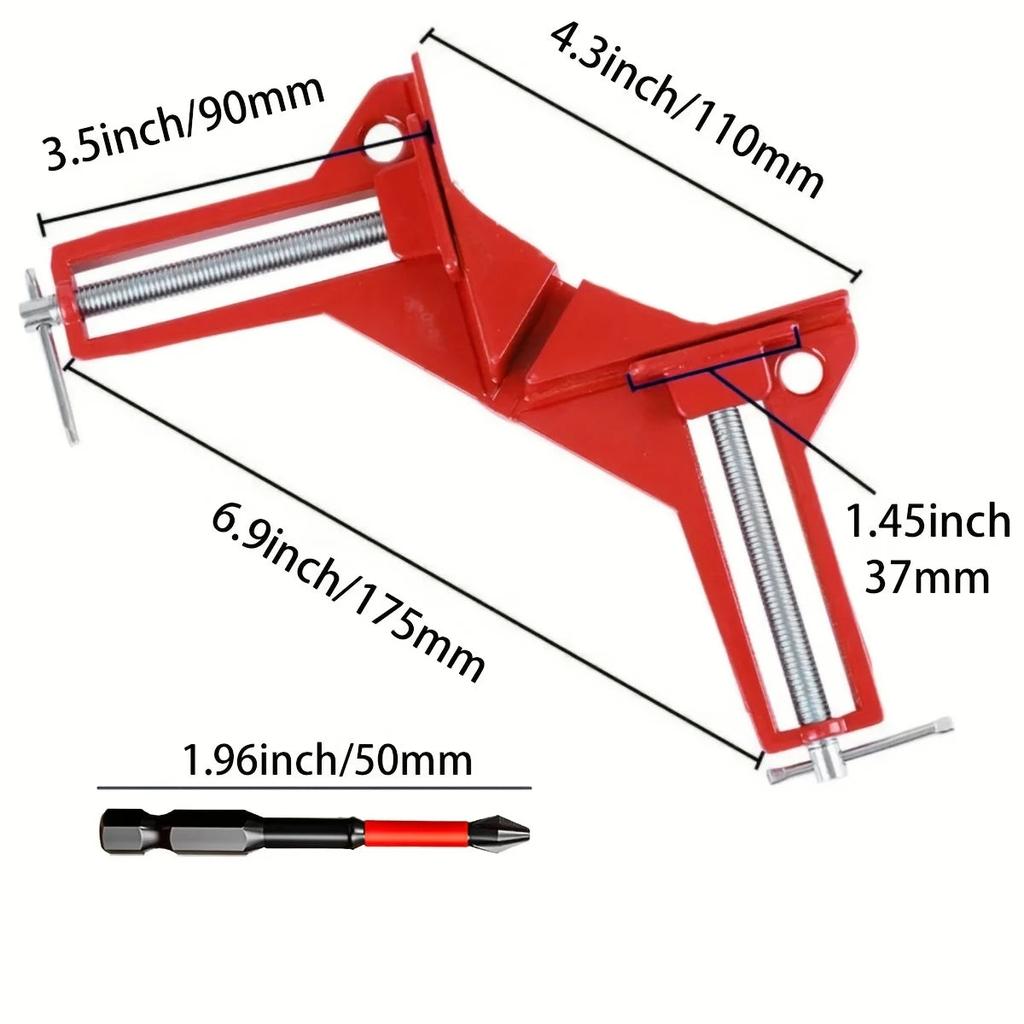 Right Angle Corner Clamp for Wood, Glass & Frames by HitMyNeed