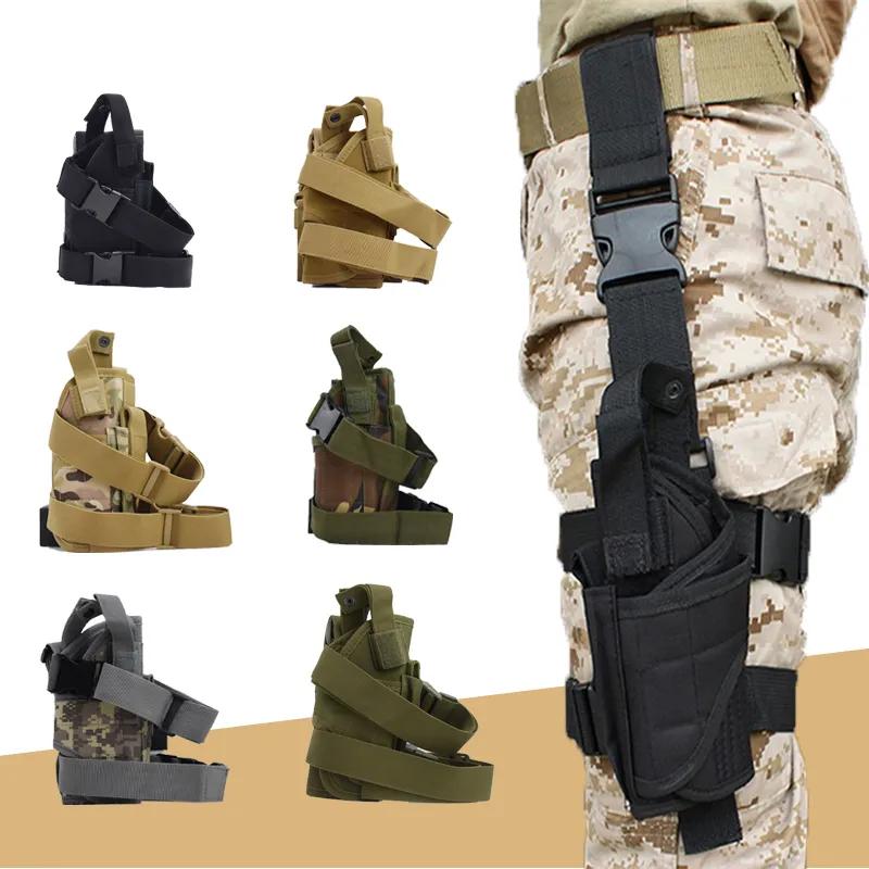 Right-Handed Tactical Thigh Holster for Handguns by HitMyNeed