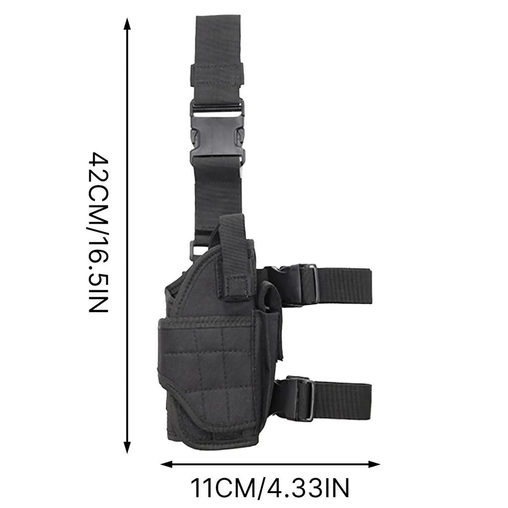 Right-Handed Tactical Thigh Holster for Handguns by HitMyNeed
