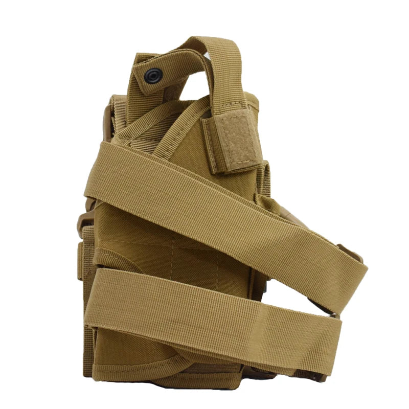 Right-Handed Tactical Thigh Holster for Handguns by HitMyNeed