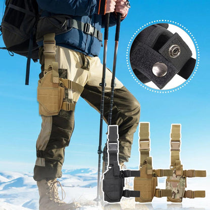 Right-Handed Tactical Thigh Holster for Handguns by HitMyNeed