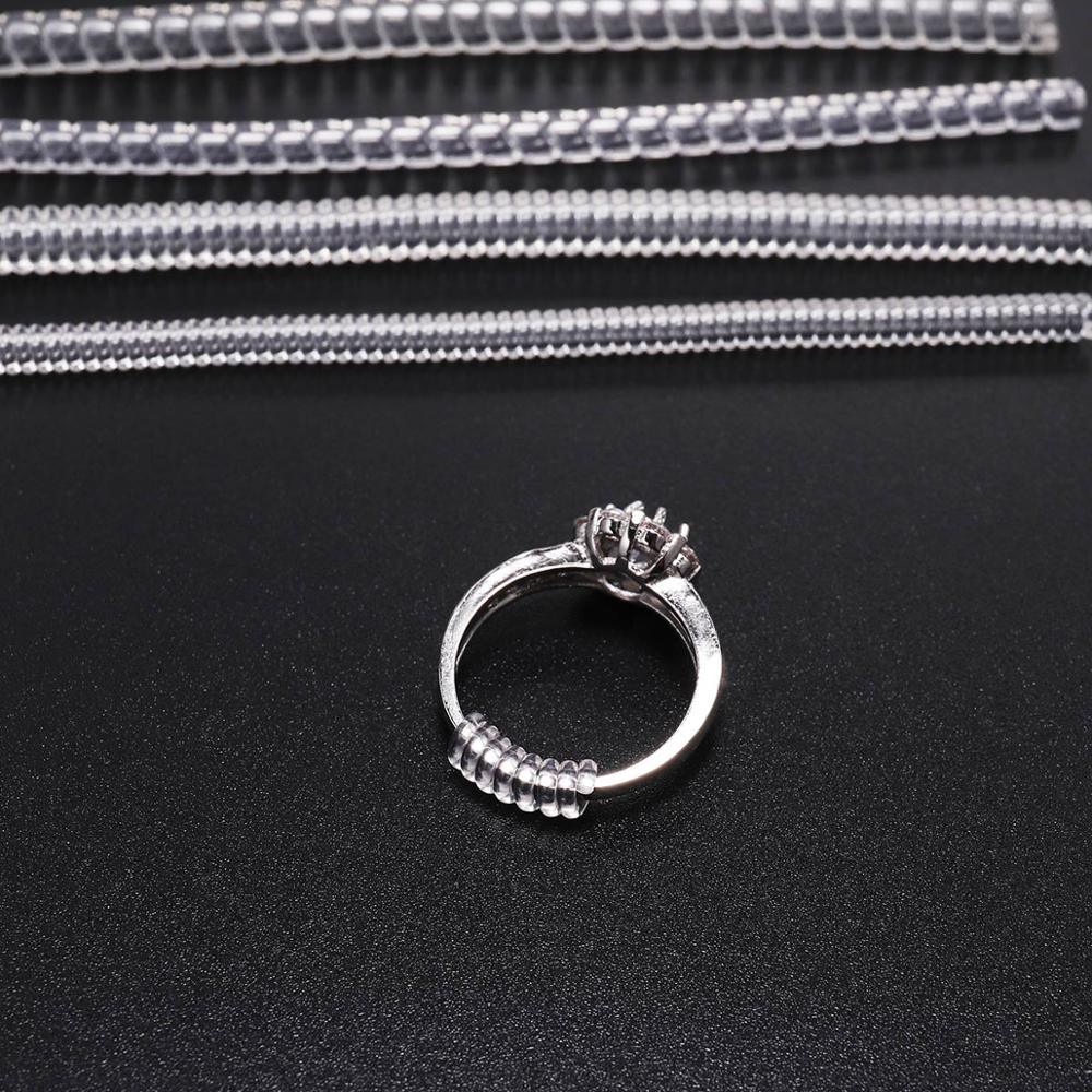 Ring Size Adjuster Set of 4 Transparent Tighteners by HitMyNeed