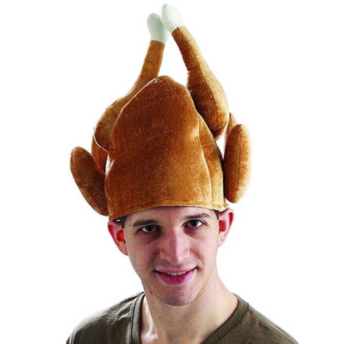 Roasted Turkey Novelty Hat for Parties by HitMyNeed