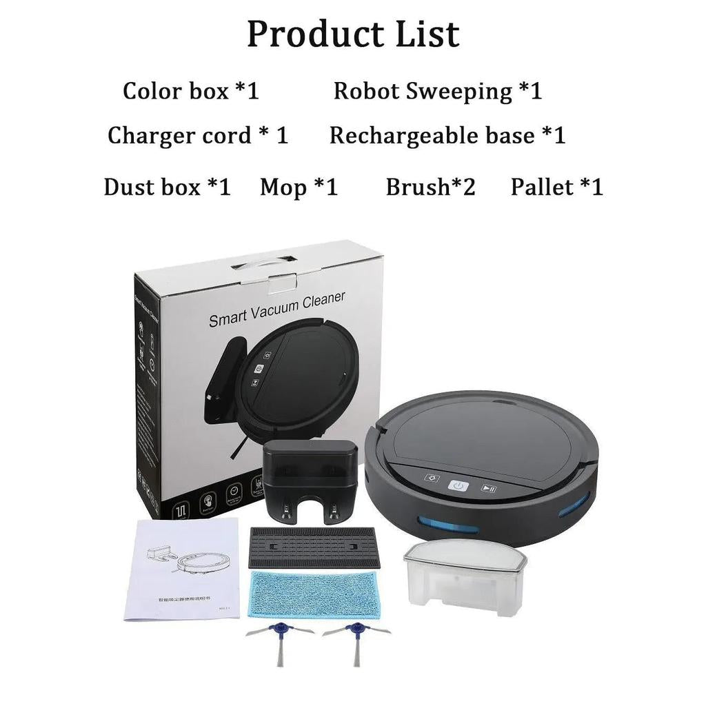 Robot Vacuum Cleaner 2500Pa with Mop & Auto Recharge by HitMyNeed