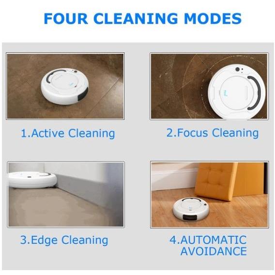 Robot Vacuum Cleaner with Cliff Sensor, 100 Min Runtime by HitMyNeed