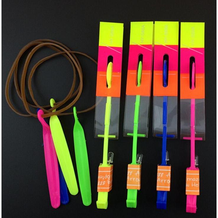 Rocket Copters Light-Up Slingshot Toy by HitMyNeed