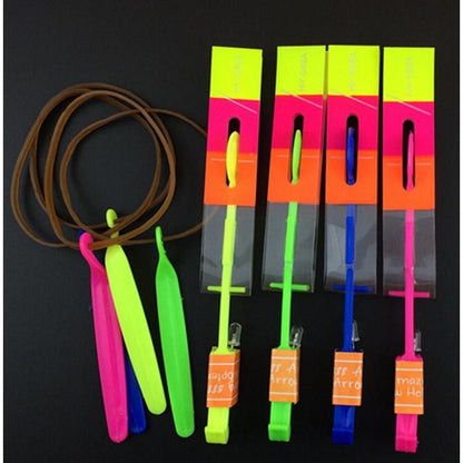 Rocket Copters Light-Up Slingshot Toy by HitMyNeed