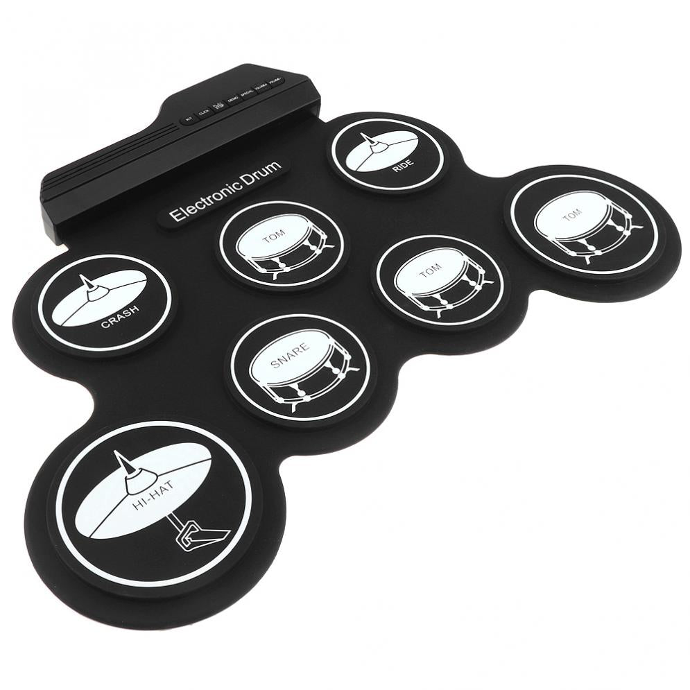 Roll Up Electronic Drum Kit with Speakers by HitMyNeed