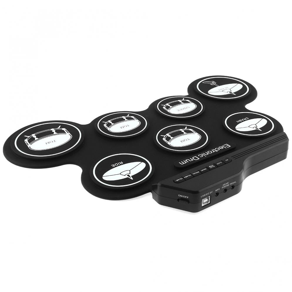 Roll Up Electronic Drum Kit with Speakers by HitMyNeed