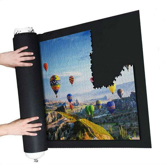 Roll Up Felt Puzzle Storage Mat with Tube by HitMyNeed
