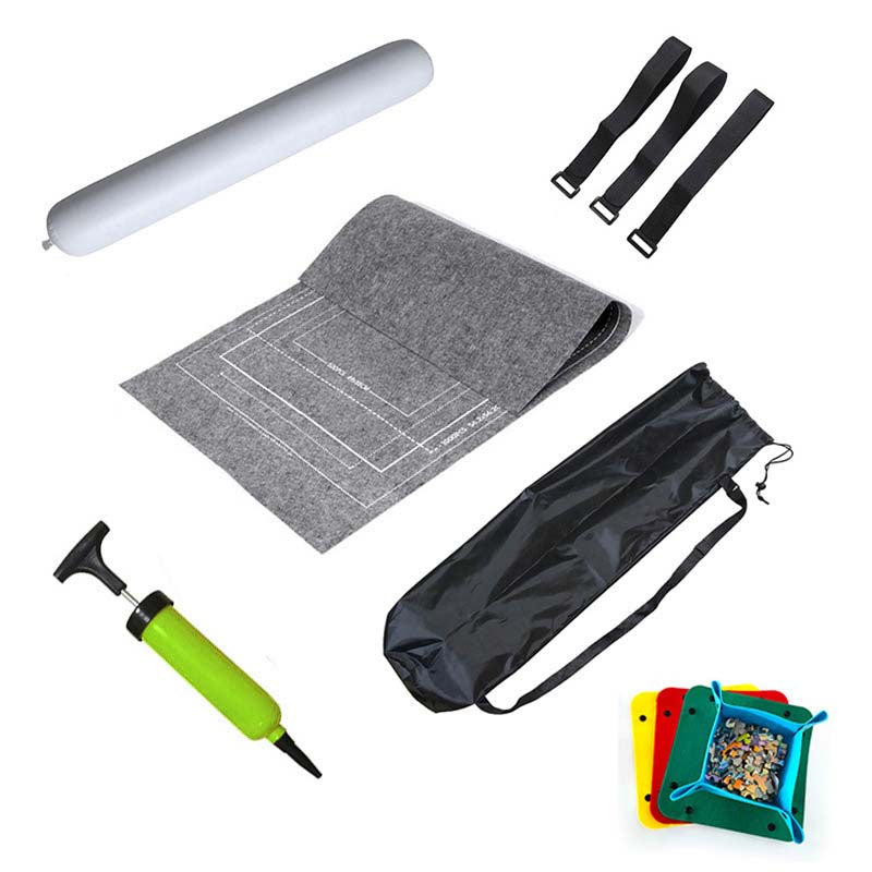 Roll Up Felt Puzzle Storage Mat with Tube by HitMyNeed