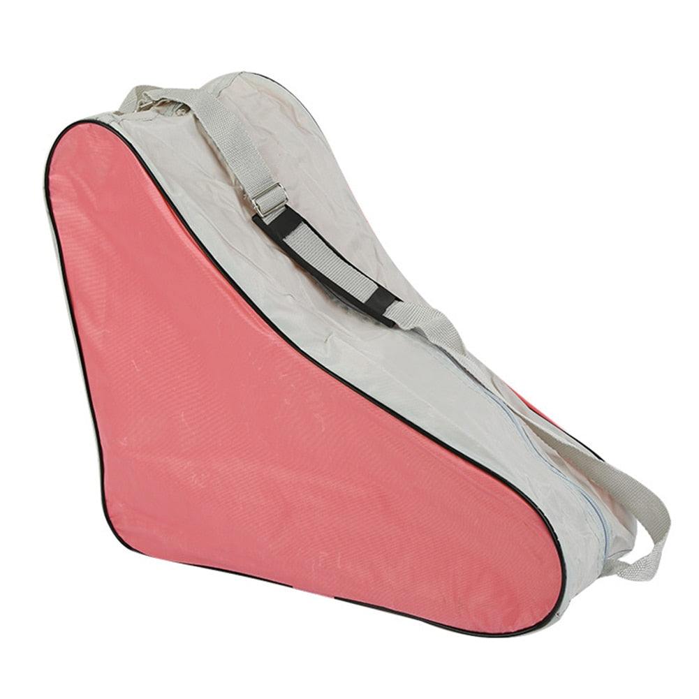 Roller Skate Bag Carry Case with Shoulder Strap pink by HitMyNeed