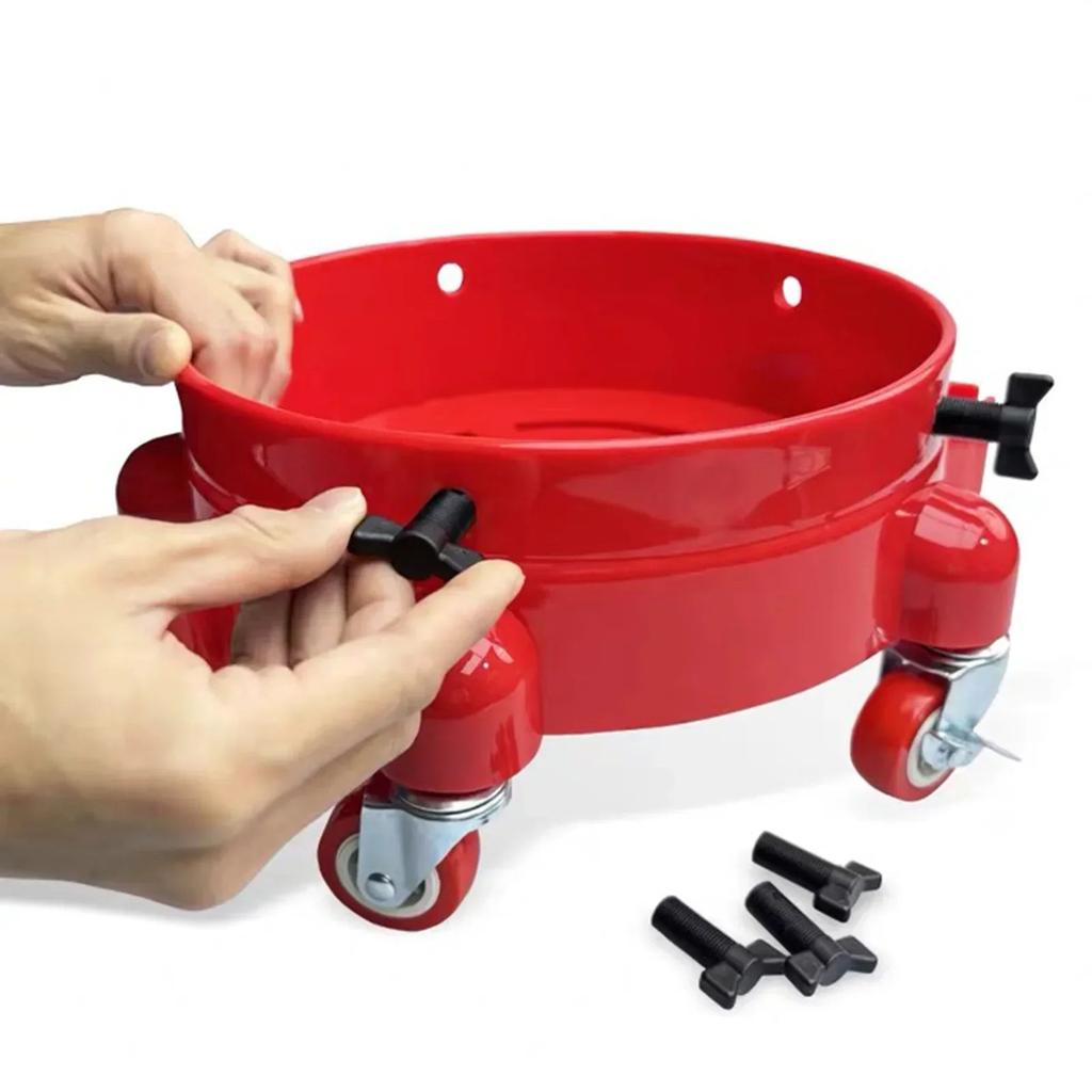 Rolling Bucket Dolly with 360° Swivel & 5 Caster Wheels by HitMyNeed