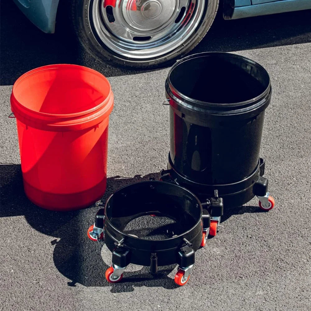 Rolling Bucket Dolly with 360° Swivel & 5 Caster Wheels by HitMyNeed