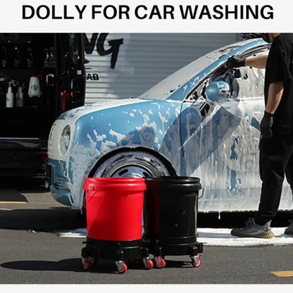 Rolling Bucket Dolly with 360° Swivel & 5 Caster Wheels by HitMyNeed