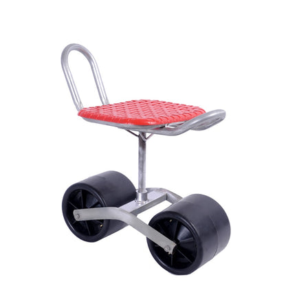 Rolling Gardening Stool with 360° Swivel Seat by HitMyNeed