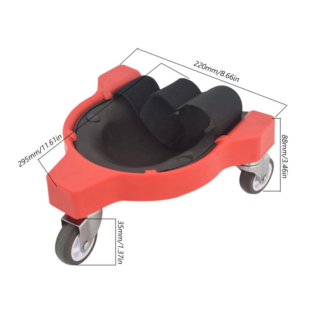 Rolling Knee Creeper with Strap for Floor Work by HitMyNeed
