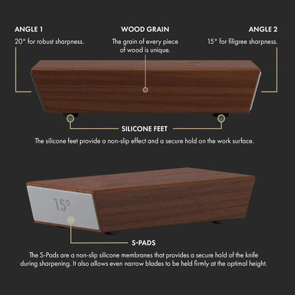 Rolling Knife Sharpener Kit with Diamond Discs by HitMyNeed