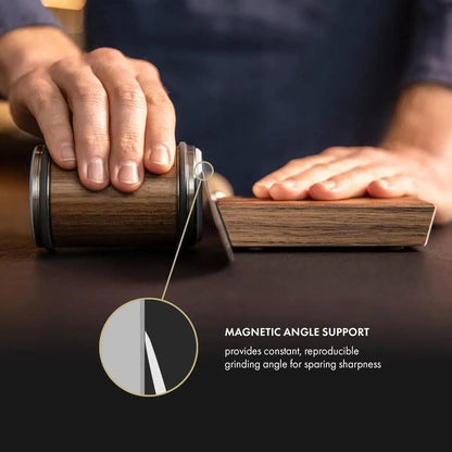 Rolling Knife Sharpener & Magnetic Holder Kit by HitMyNeed