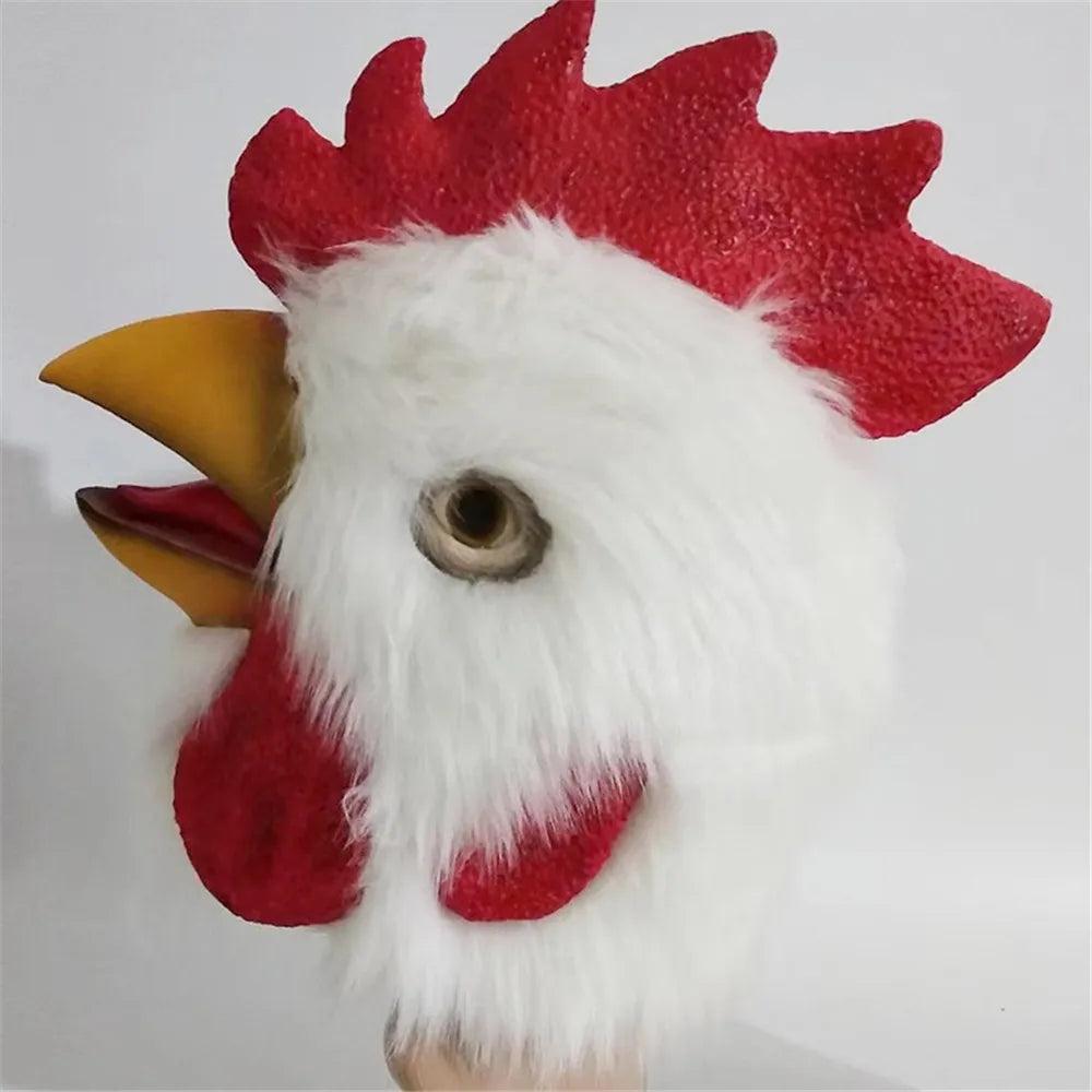 Rooster Latex Animal Mask for Halloween & Cosplay by HitMyNeed