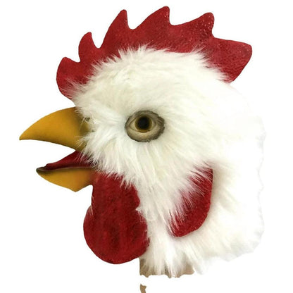 Rooster Latex Animal Mask for Halloween & Cosplay by HitMyNeed