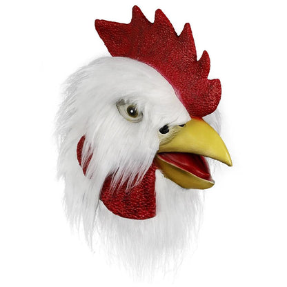 Rooster Latex Animal Mask for Halloween & Cosplay by HitMyNeed